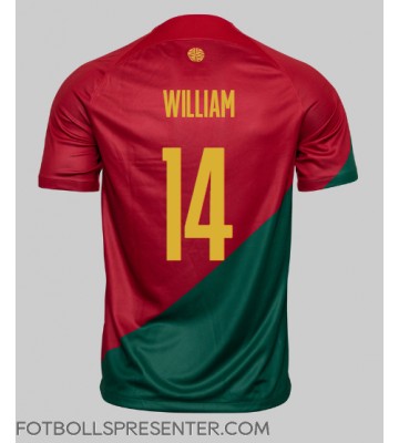 Portugal William Carvalho #14 Hemma Matchtröja VM 2022 Kortärmad